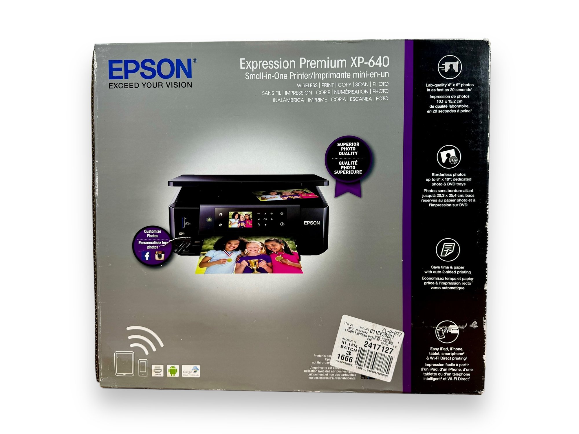 EPSON Expression Premium XP-640 - New In Box #9274 | Auctionninja.com