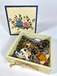 Box Of Assorted Pins