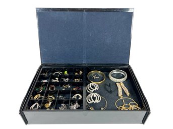 Lot Of Vintage Jewelry & Case