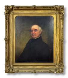 19th C. Providence RI Portrait - Oil On Canvas