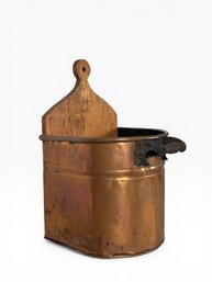 Antique Copper Kindling Box