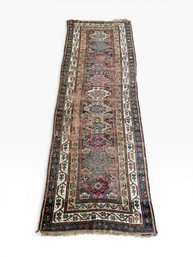 Antique Hand-Tied Wool Runner