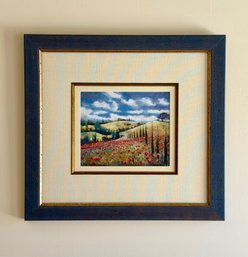 Framed Tuscan Landscape Print