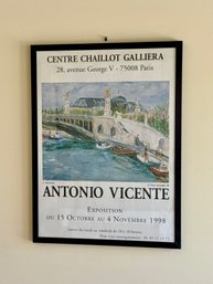 1998 Antonio Vincente Exhibition Poster