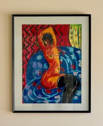 Original Fauvist Style Nude Painting