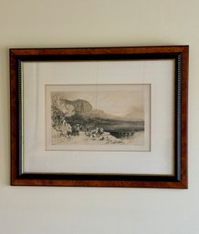 Edward Lear (1812-1888) 'Norba - Views In Rome' Lithograph