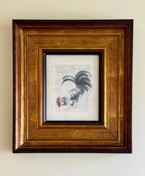 Framed Rooster Print