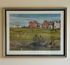 Hand Signed Donald Vorhees 'Home Of Golf' Limited Edition Print