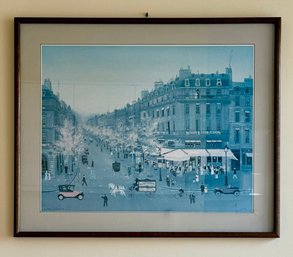 Michel Delacroix 'Les Grands Boulevards' Print