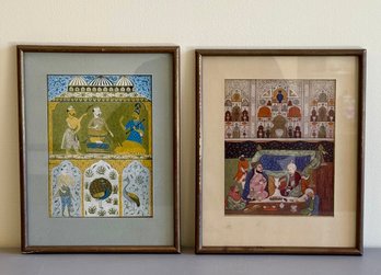 (2) Framed Indian Yogi Prints