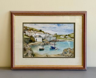 Elisabeth Clarke Framed & Signed Watercolor Print