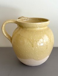 Double Handle Glazed Pottery Jug
