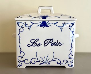 Jay Wilfred 'Le Pain' French Country Ceramic Bread Box