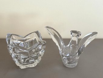 (2) Crystal Candy Dishes