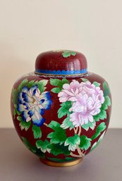 Cloisonne Ginger Jar