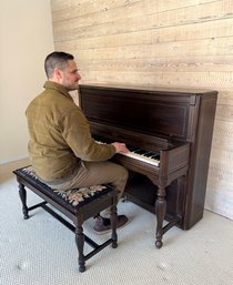 Early 20th C. Cable-Nelson Upright Piano
