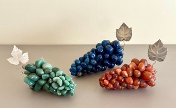 Grouping Of Stone Grape Clusters