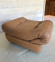 Leather Ottoman - Attr. Bruno Egger For Karl Wiitmann