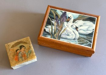 Grouping Of Lidded Boxes