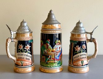 Grouping Of German Steins
