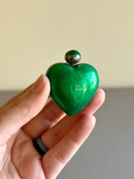 Sterling Silver (.925) Enameled Perfume Flask
