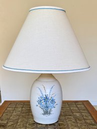 Vintage Stoneware Pottery Table Lamp