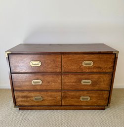 Vintage 3-Drawer Campaign Style Dresser