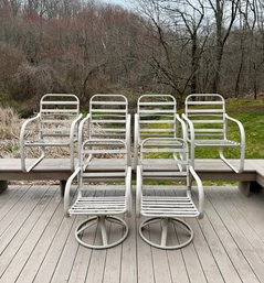 (6) Aluminum Patio Chairs - By Mallin