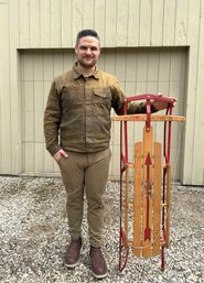 Vintage Flexible Flyer Wooden Sled