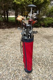 Vintage Golf Clubs & Bag