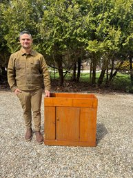 19th C. Pine Farmhouse Dry Sink