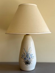 Vintage Stoneware Pottery Table Lamp