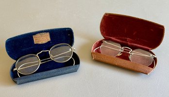 (2) Pair Of 19th C. Eyeglasses
