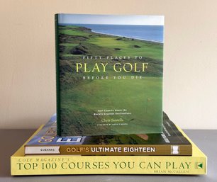 Coffee Table Golf Books