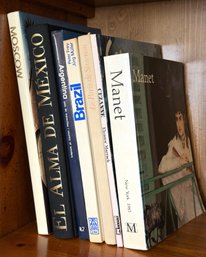 Group Of Hardcover Coffee Table Books