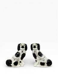 (2) 19th C. Staffordshire Dog Figurines - England