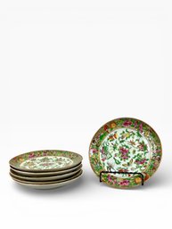 (6) 19th C. Chinese Export Canton Plates