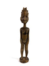 Hand Carved 'Baule' Female Figure