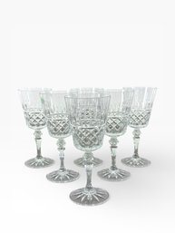 (6) Galway Crystal Stemmed Glasses