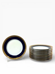 (11) 19th C. Limoges Dinner Plates - M. Redon - France