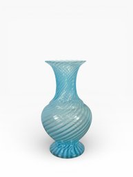 1960s Opalescent Art Glass Vase - Fenton