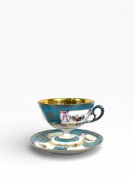 19th C. Sevres Napoleon Teacup & Saucer