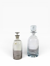 (2) 18th/19th C. Glass Apothecary Bottles