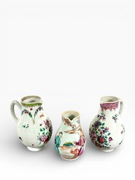 (3) 18th C. Chinese Export Creamers