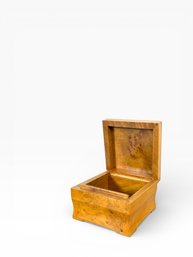 Burled Maple Hand-Made Box