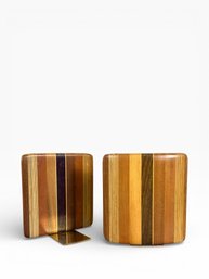Danish Modern Wooden Bookends
