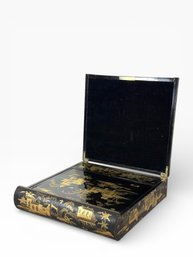 Rare Late 18th C. Chinese Export Lacquered Writing Box