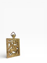 Copper Icon Of St. George & The Serpent