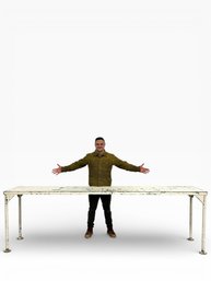 Amazing Almost 10 Foot Metal Work Table