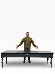 Custom Low Farm Table - Great Store Display Piece